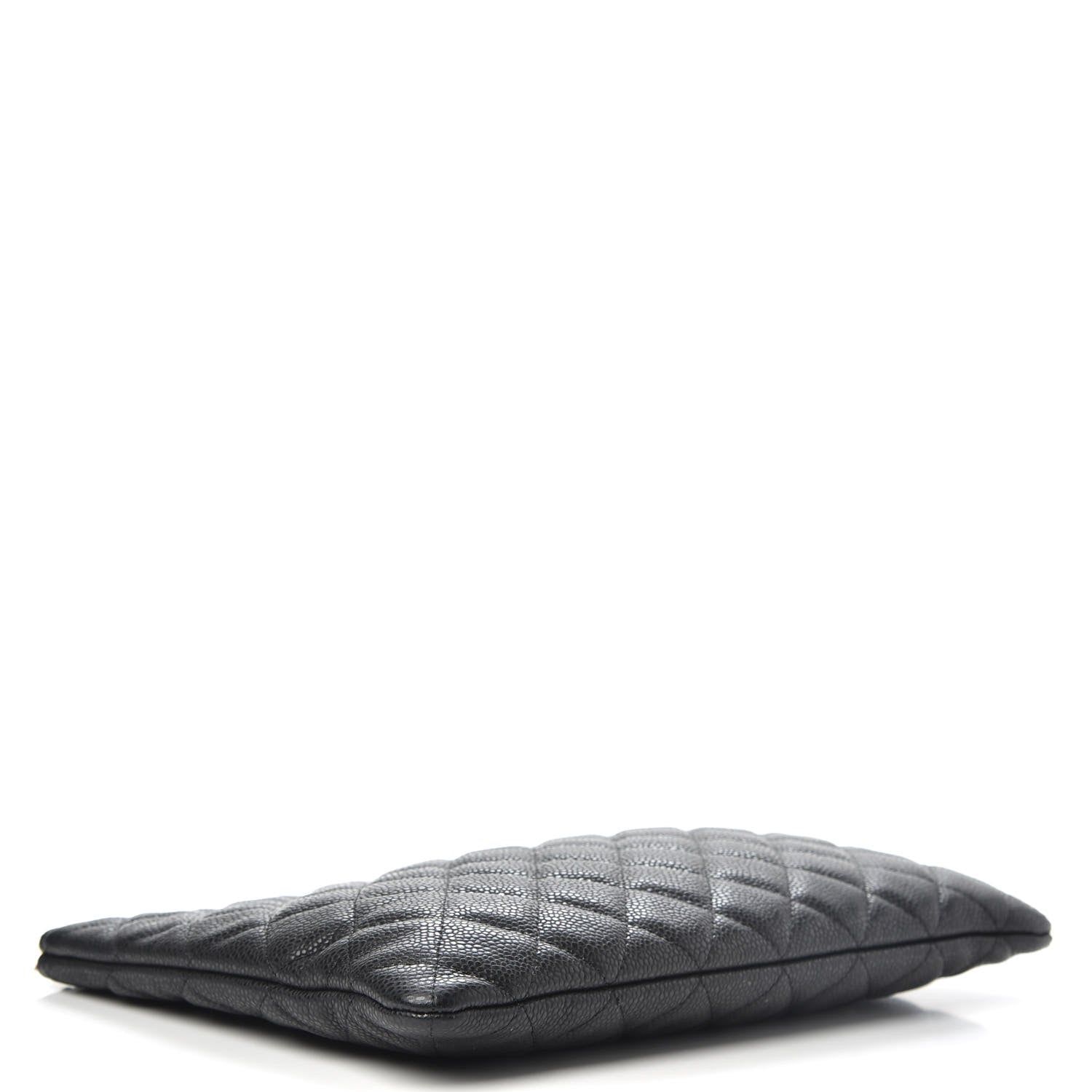 Chanel Caviar Quilted Medium Cosmetic Case Black 4 of 9
