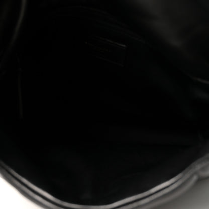 Saint Laurent Lambskin Quilted Monogram Monochrome Small Loulou Puffer Chain Satchel Black 4 of 9
