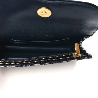 Christian Dior Oblique Saddle Belt Bag Blue 5 of 10