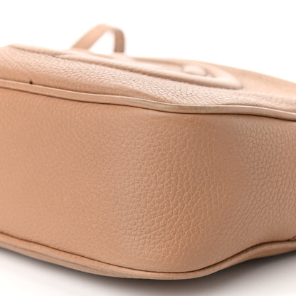Gucci Pebbled Calfskin Small Soho Disco Bag Camelia 10 of 21