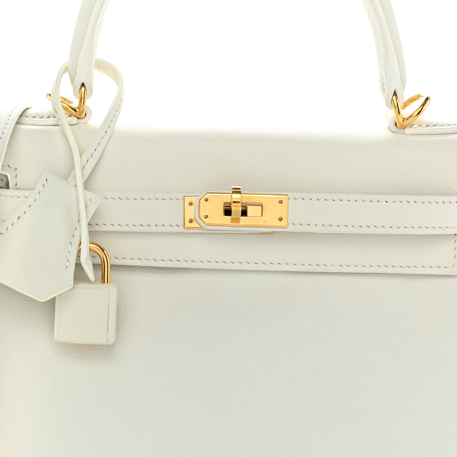 Hermes Swift Kelly Retourne 25 White 8 of 10