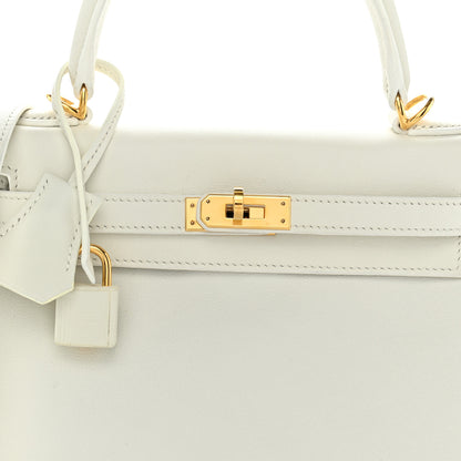 Hermes Swift Kelly Retourne 25 White 8 of 10