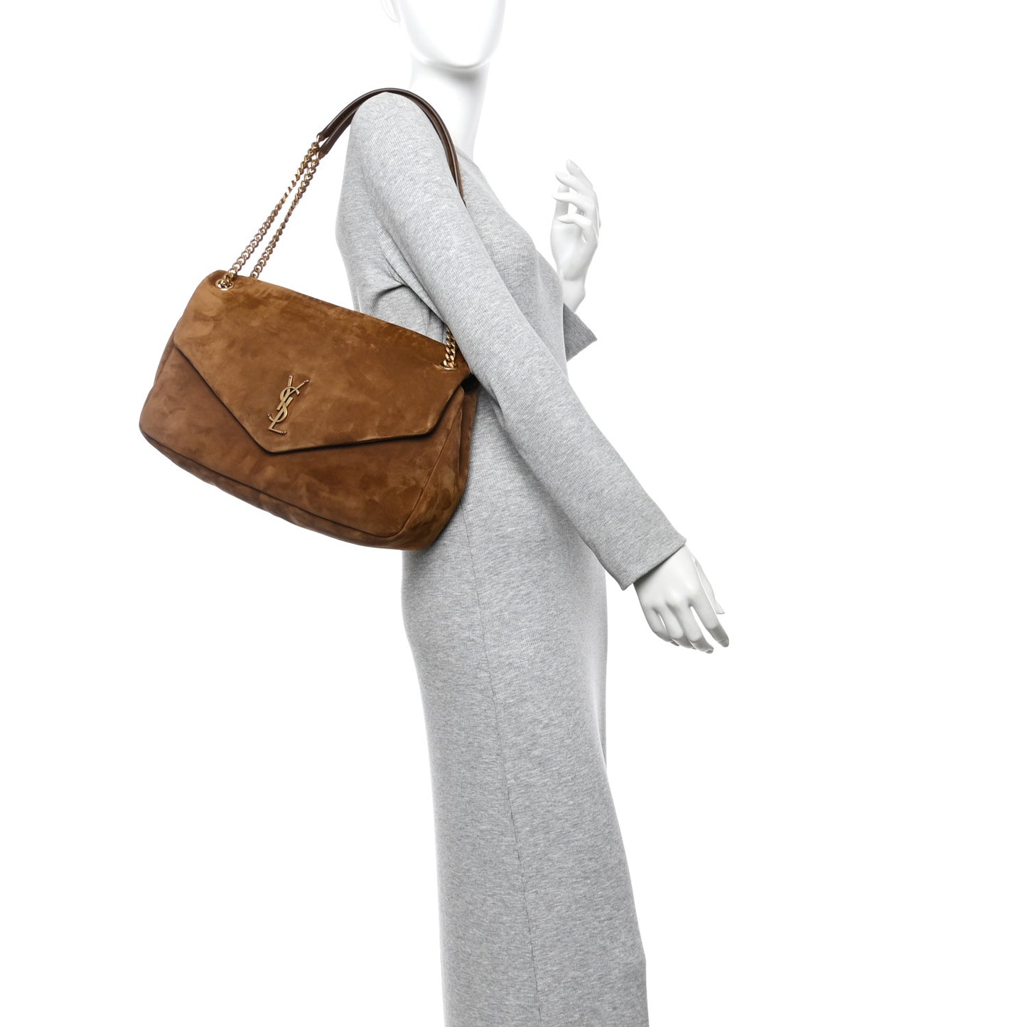 Suede Large Calypso Caramel Cognac