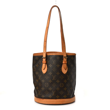 Louis Vuitton Monogram Petit Bucket 23 1 of 11