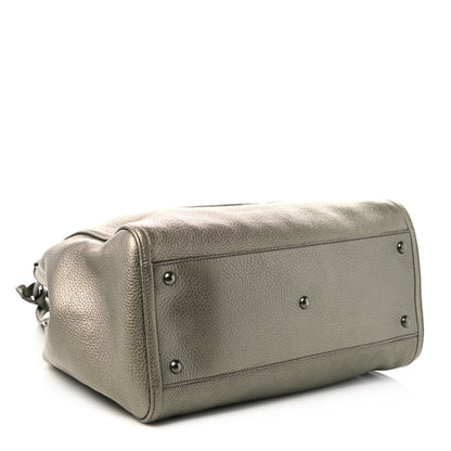 Gucci Metallic Cellarius Calfskin Medium Soho Shoulder Bag Sasso 4 of 10