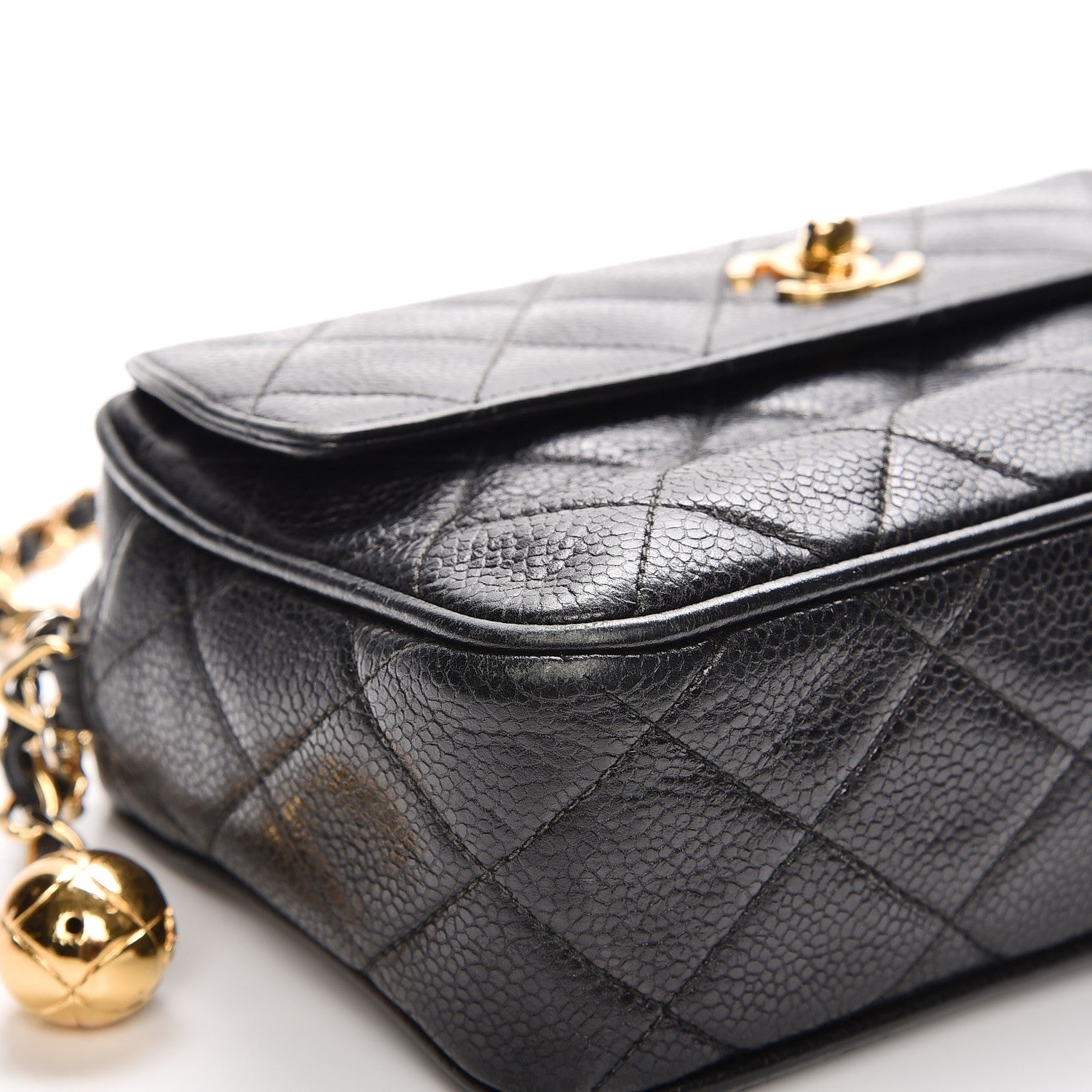 Chanel Caviar Quilted Camera Case Black 10 of 11