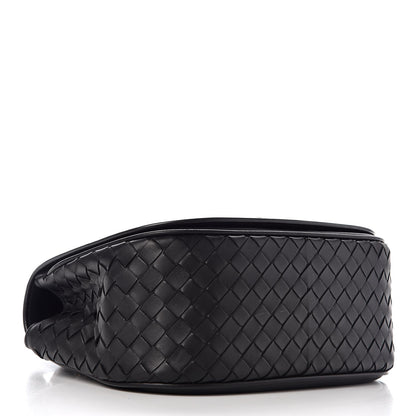 Bottega Veneta Nappa Intrecciato BV Luna Shoulder Bag Black 4 of 7