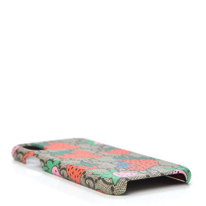 Gucci GG Supreme Monogram Strawberry iPhone X/XS Case 4 of 7