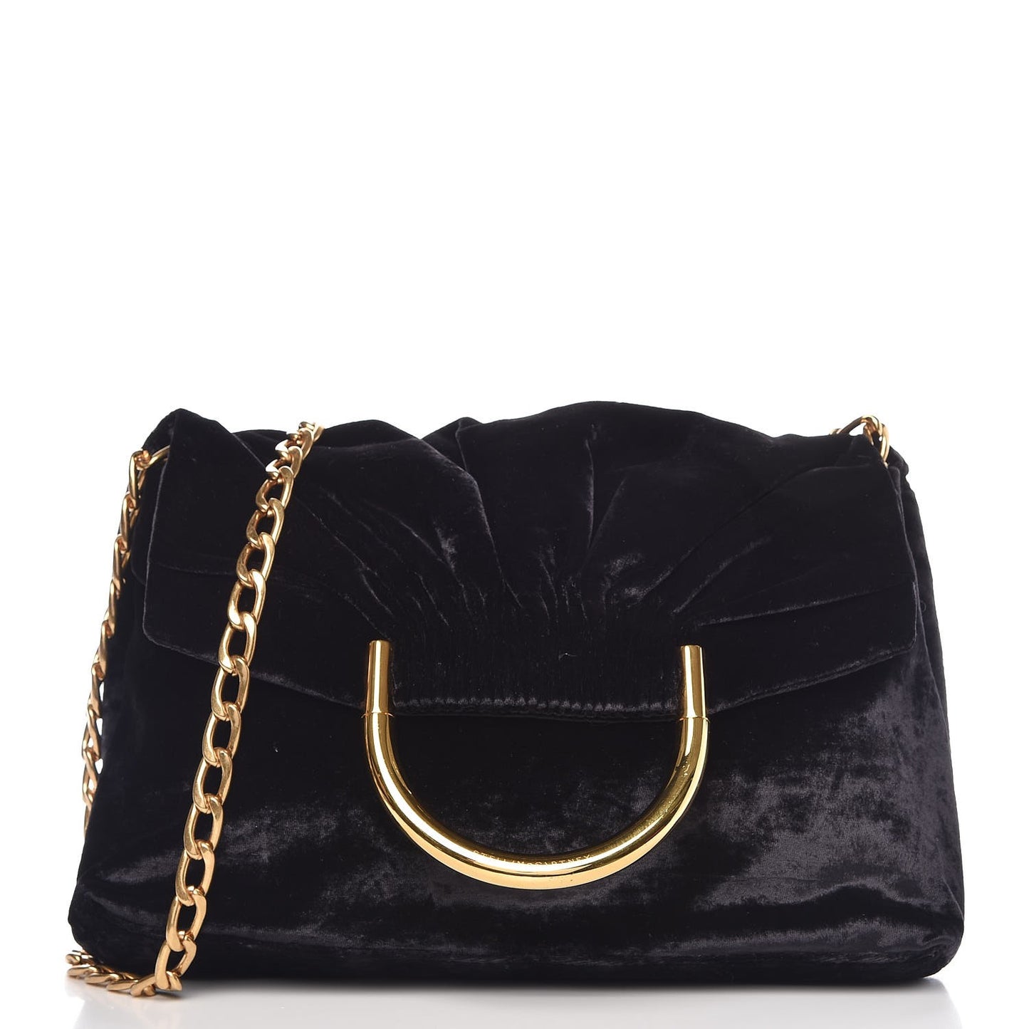 Velvet Nina Fold Over Black