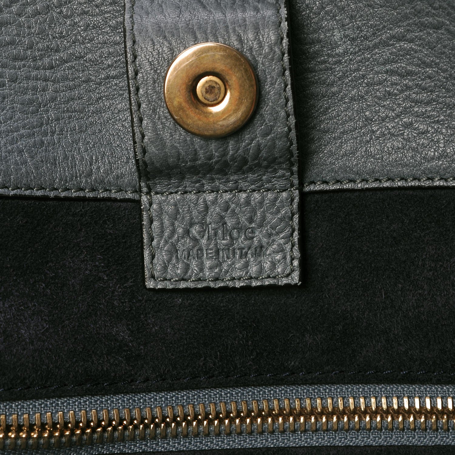Chloe Smooth Calfskin Medium Milo Shopping Tote Cloudy Blue 6 of 9