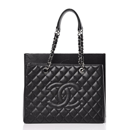 Chanel Caviar Quilted Grand Shopping Tote GST Black 11 of 11