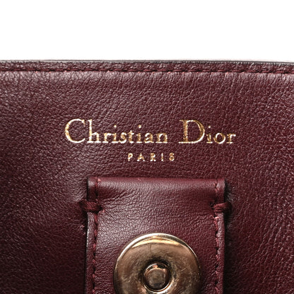 Christian Dior Calfskin Medium Diorissimo Tote Red 6 of 10