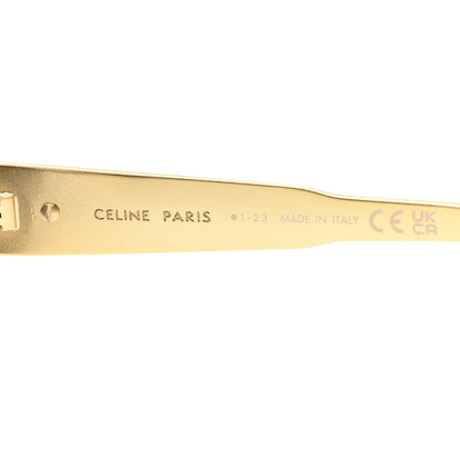 Celine Metal Triomphe 01 Sunglasses CL40235U Gold Green 5 of 7