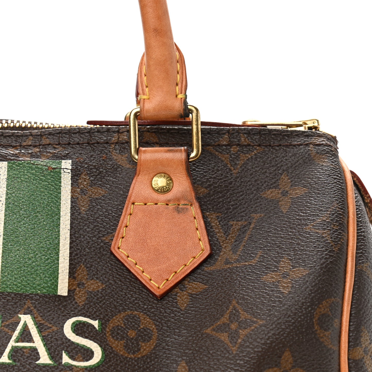 Monogram My LV Heritage Speedy 25 Vert Anglais White