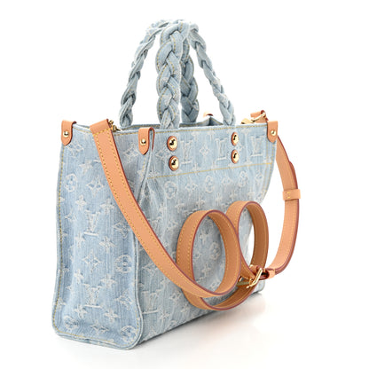 Louis Vuitton Monogram Washed Denim Let Go PM Sky Blue 3 of 10