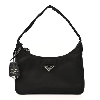 Prada Tessuto Nylon Mini Re-Edition 2000 Bag Black 1 of 10