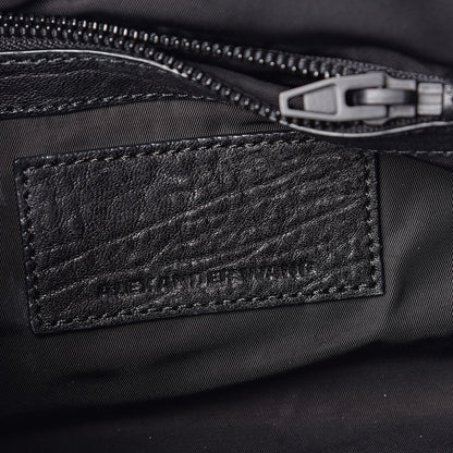 Alexander Wang Pebbled Lambskin Mini Rockie Black Matte Black Hardware 6 of 12