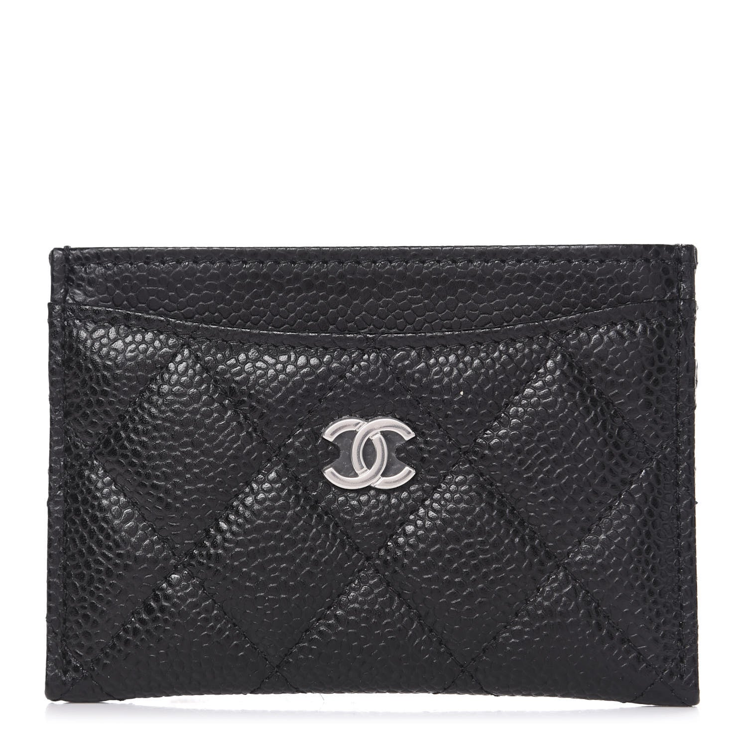 Chanel Caviar Quilted Card Holder Black 1 of 9