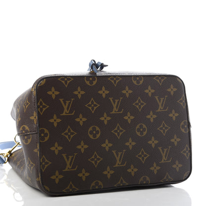 Louis Vuitton Monogram Neonoe MM Blue Jean 4 of 8