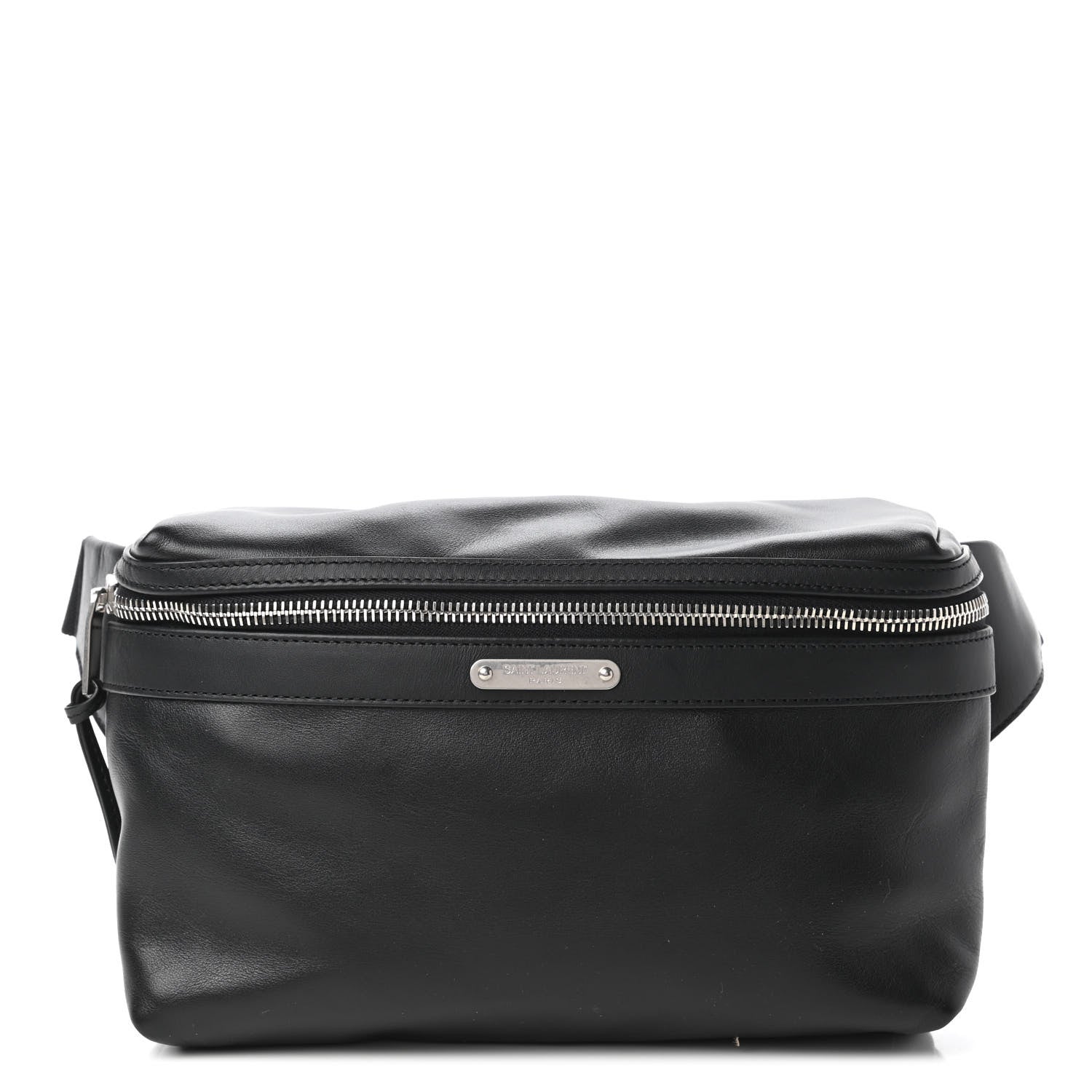 Saint Laurent Calfskin City Belt Bag Black 1 of 10