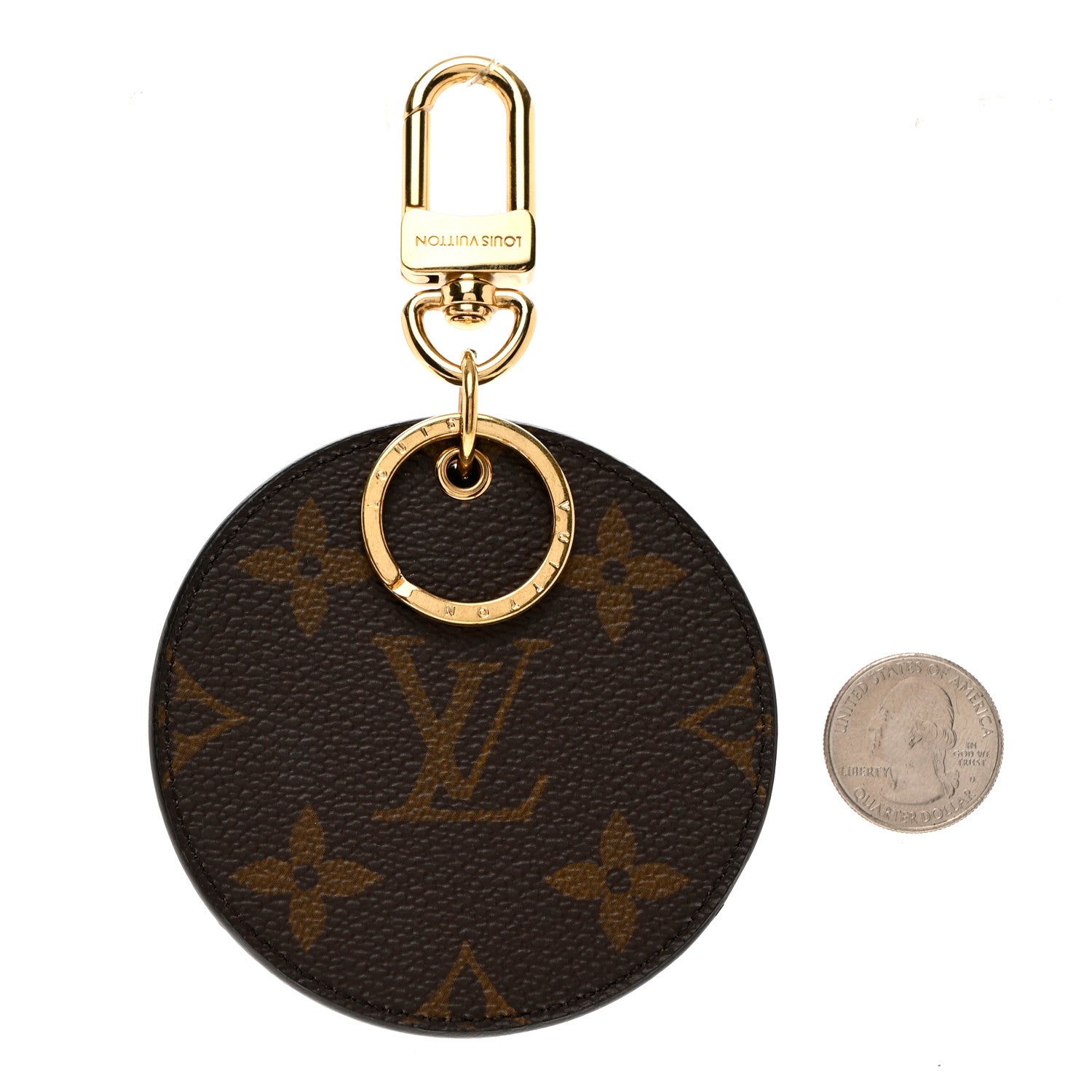 Louis Vuitton Monogram Reverse Key Holder Bag Charm 2 of 3