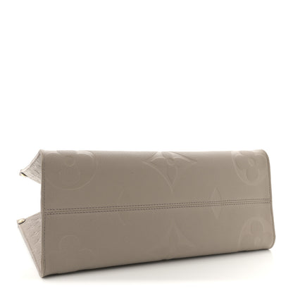 Louis Vuitton Empreinte Monogram Giant Onthego MM Tourterelle 4 of 10