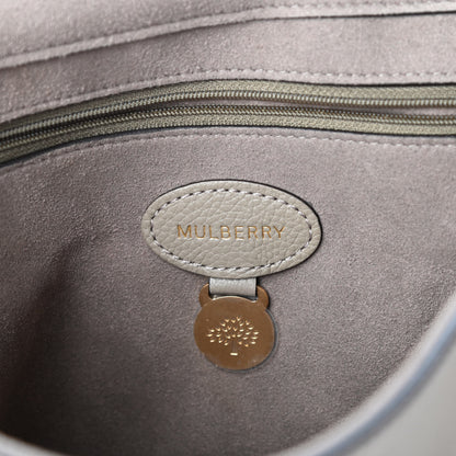 Mulberry Small Classic Grain Calfskin Medium Lily Flap Grey 6 of 8