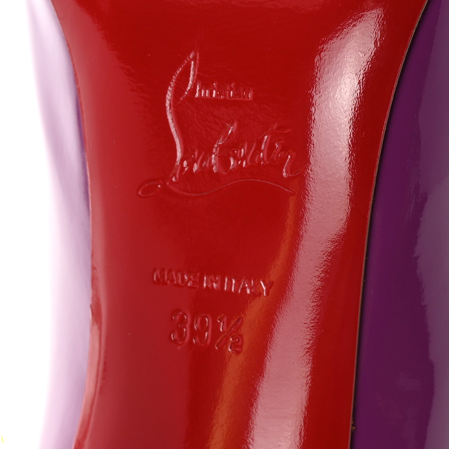 Christian Louboutin Patent LipChick 100 Pumps 39.5 Kismet 7 of 8
