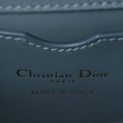 Christian Dior Smooth Calfskin Micro 30 Montaigne Flap Bag Blue Gray 6 of 10
