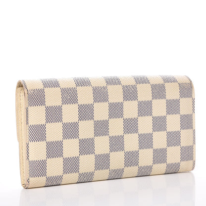 Louis Vuitton Damier Azur Sarah Wallet 3 of 17
