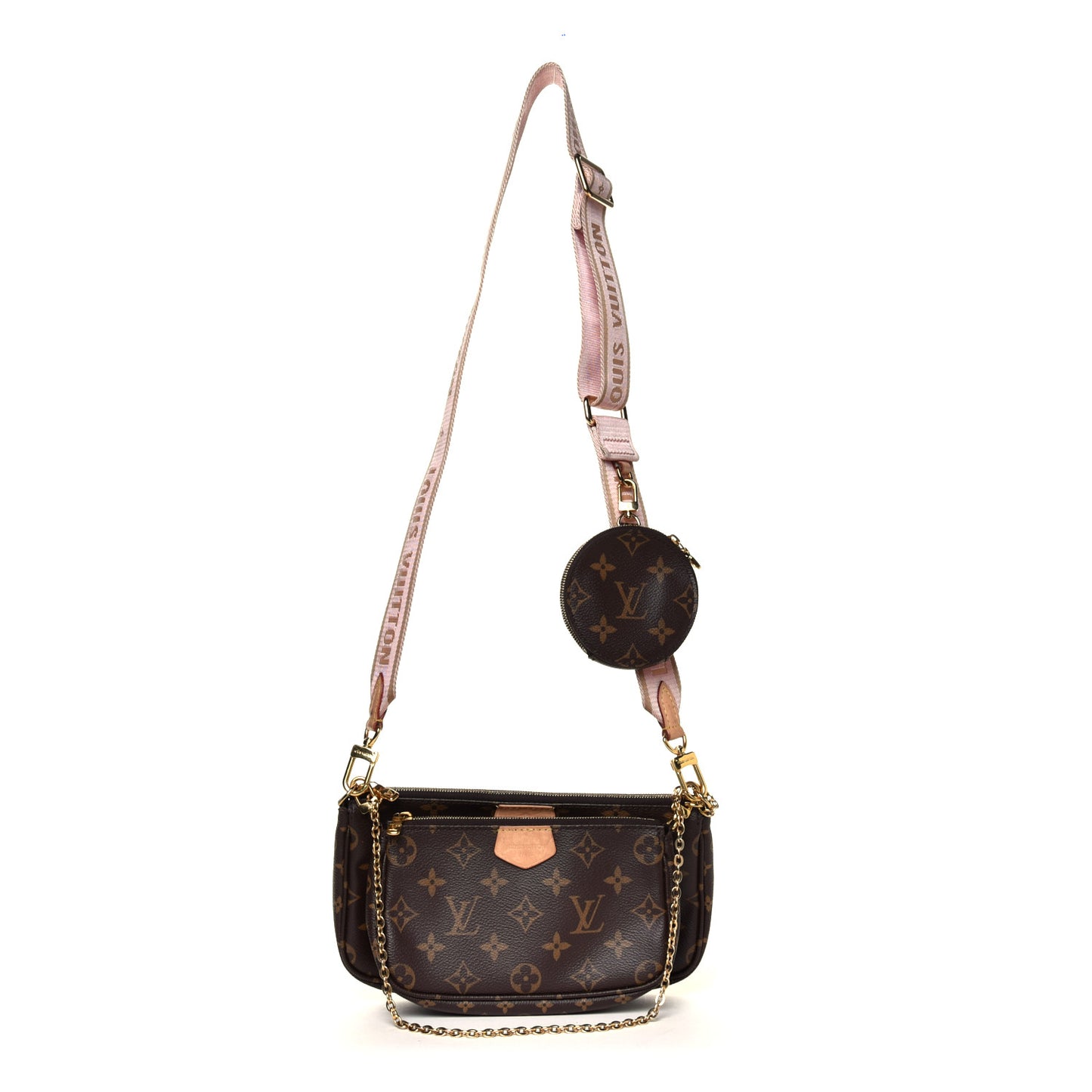 Monogram Multi Pochette Accessories Rose Clair