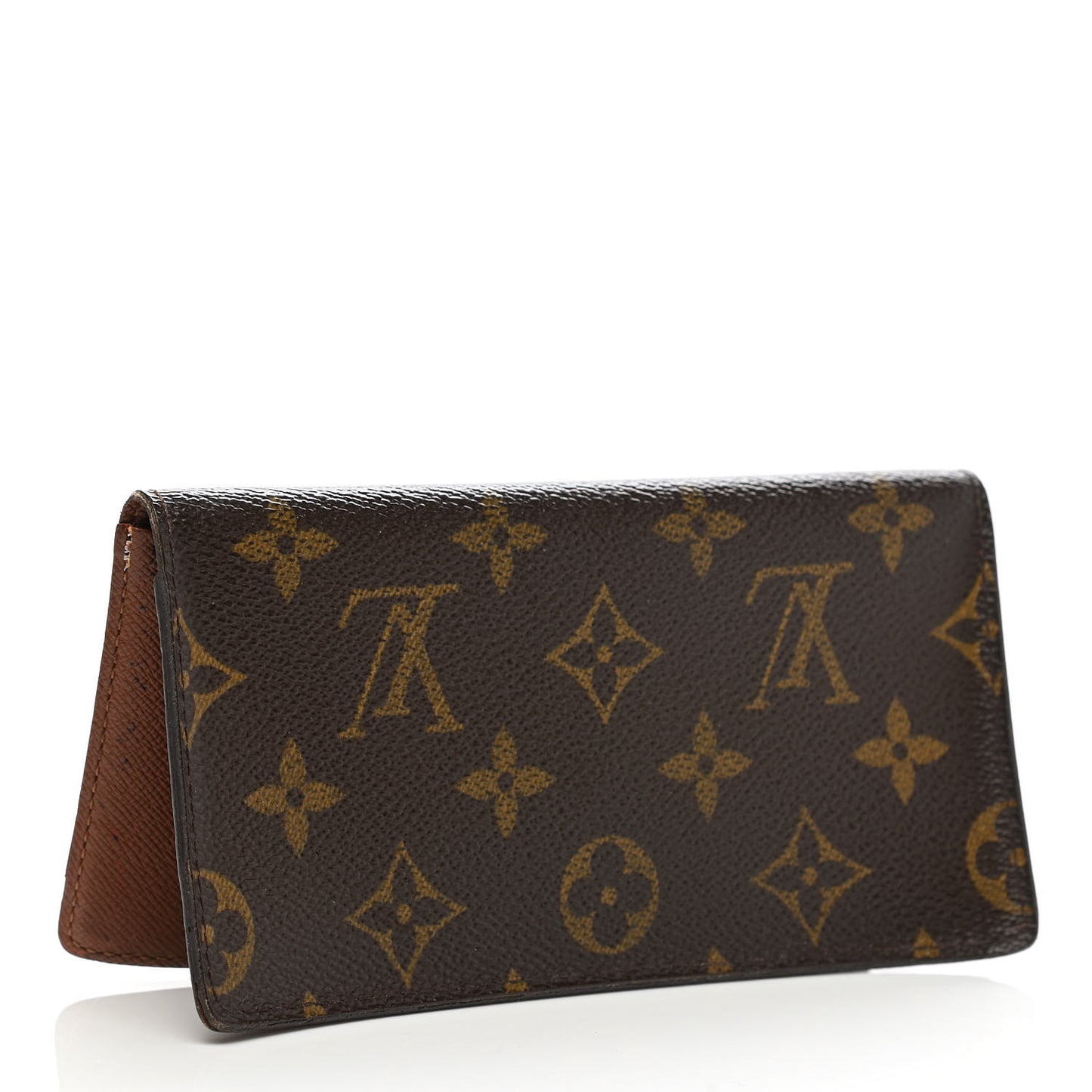 Monogram Simple Checkbook Holder Wallet Cover