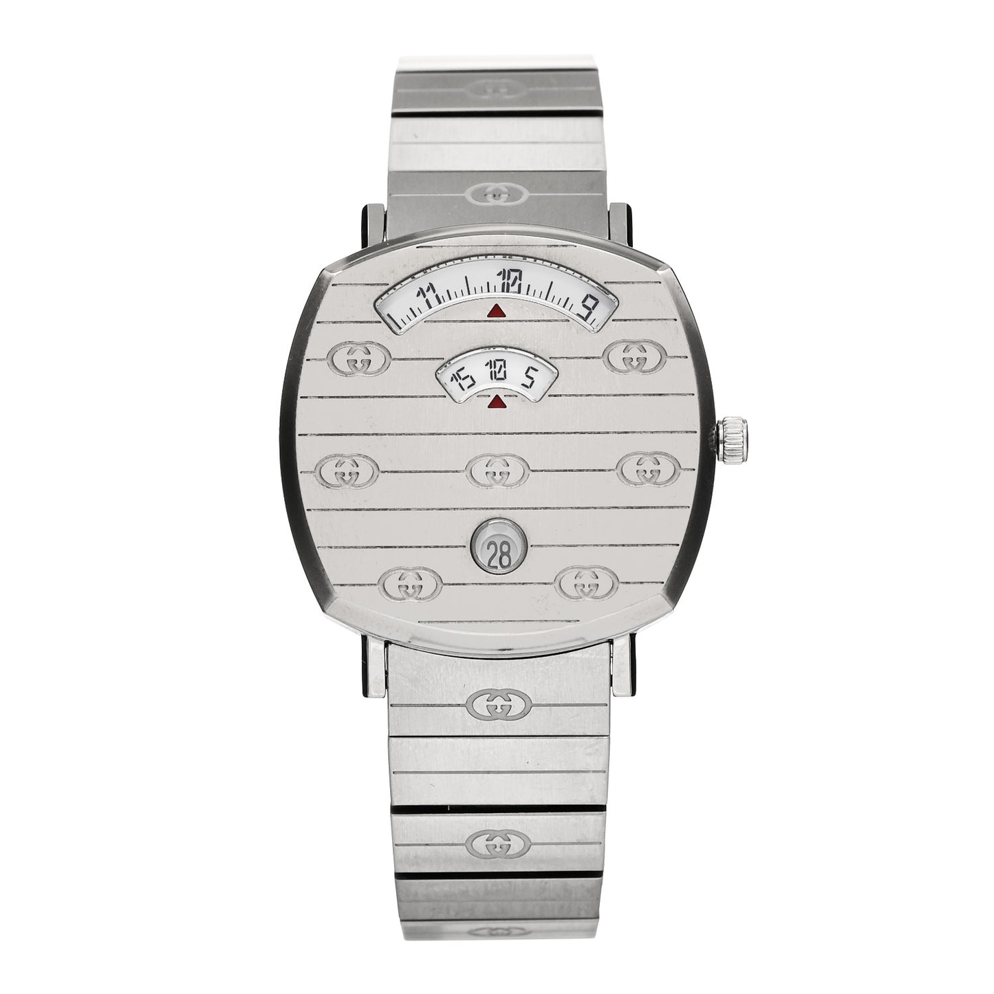 Stainless Steel 35mm Grip Quartz Watch