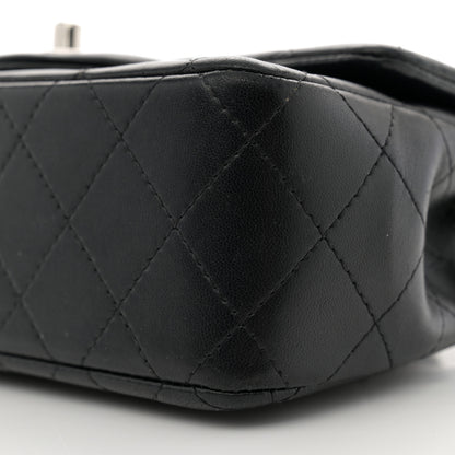Chanel Lambskin Quilted Mini Rectangular Flap Black 10 of 10