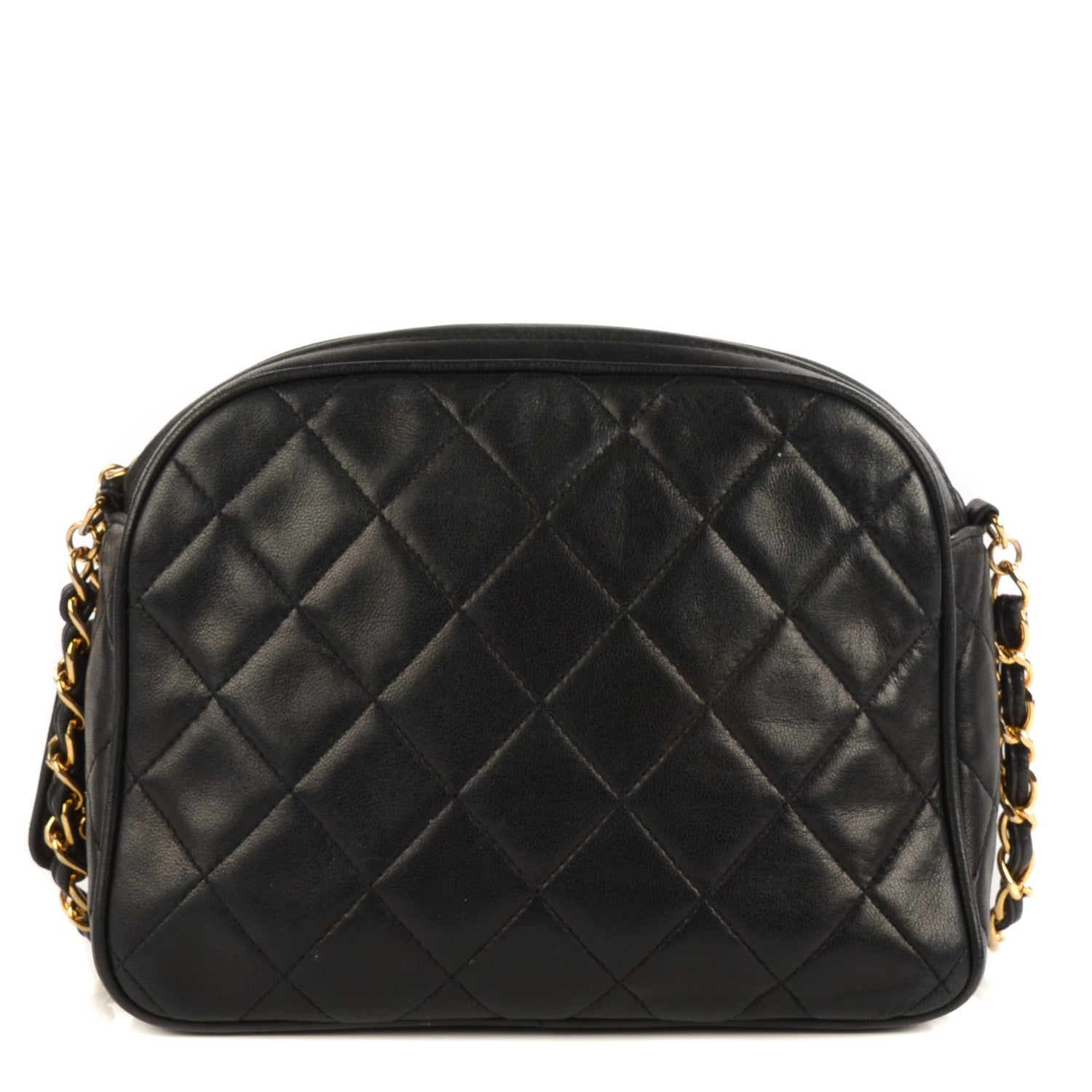 Chanel Lambskin Quilted Shoulder Bag Black 1 of 9