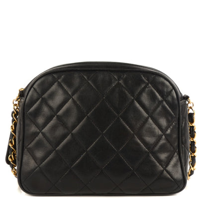 Chanel Lambskin Quilted Shoulder Bag Black 1 of 9