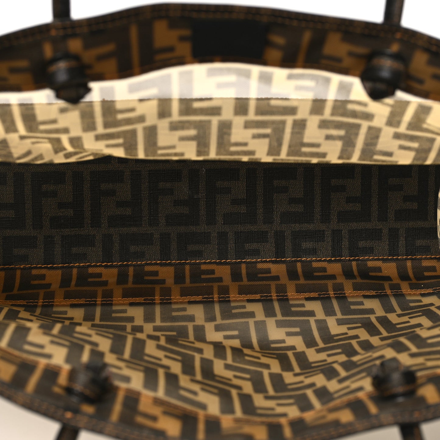 Mesh Glazed Fabric FF 1974 Tote Tobacco