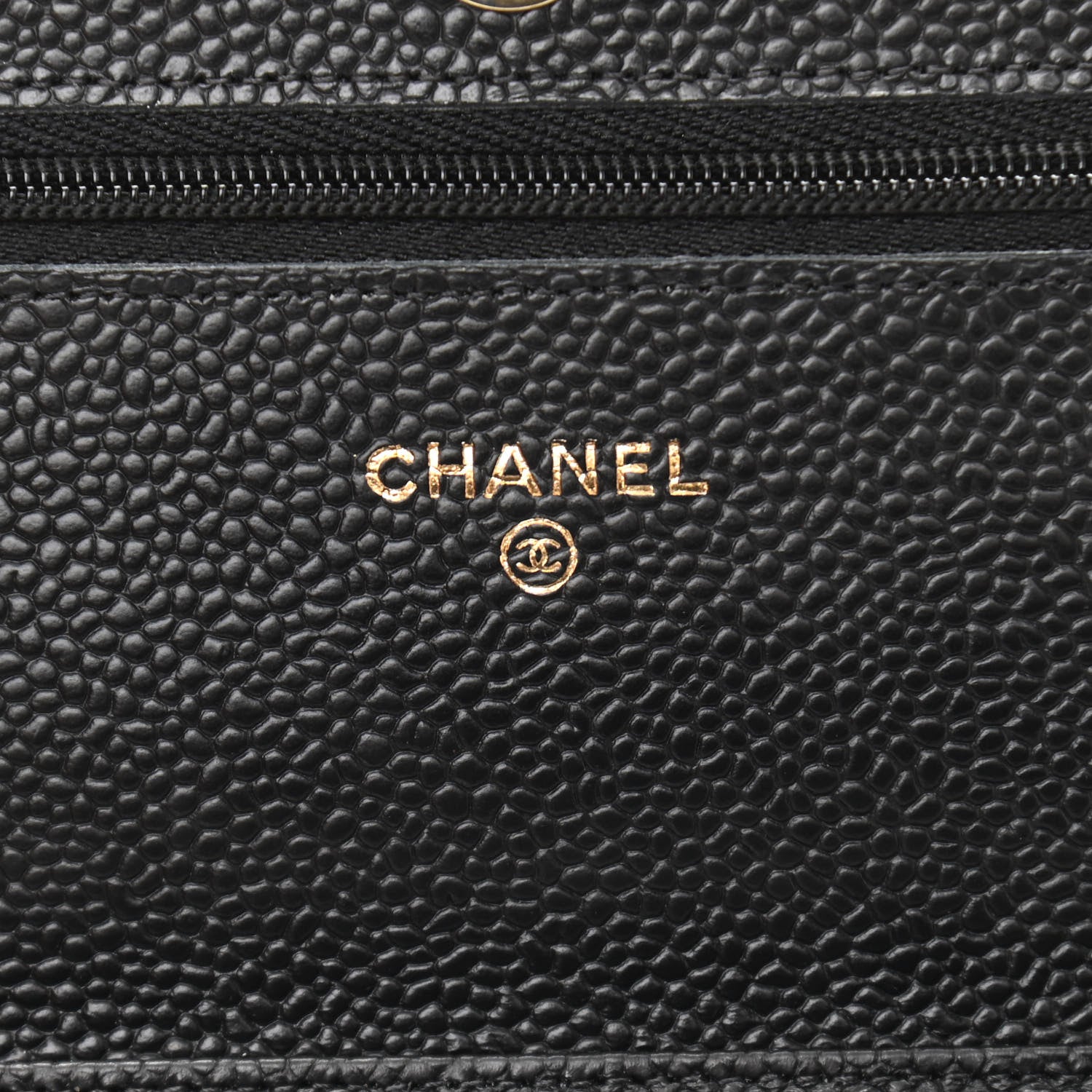 Chanel Caviar Quilted Wallet On Chain WOC Black 6 of 12