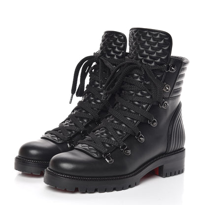 Christian Louboutin Nappa Mad Flat Boots 36.5 Black 3 of 8