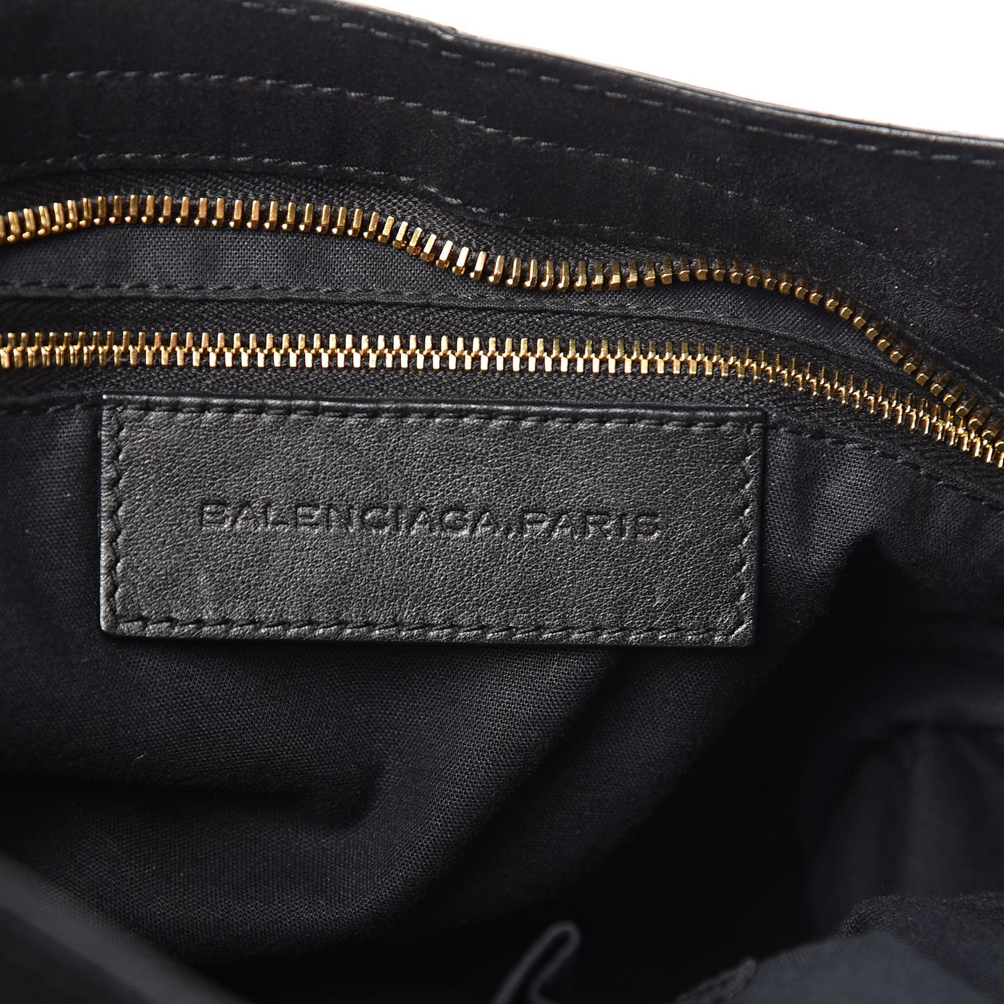 Baby Daim Suede Giant 12 Gold Hardware City Black