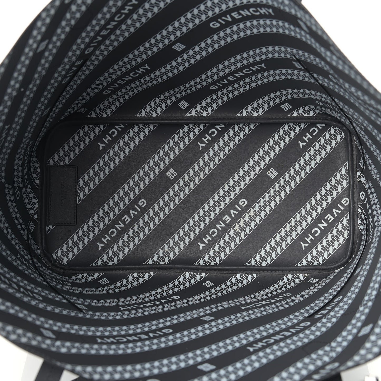 Smooth Calfskin Wing Shopper Tote Grey