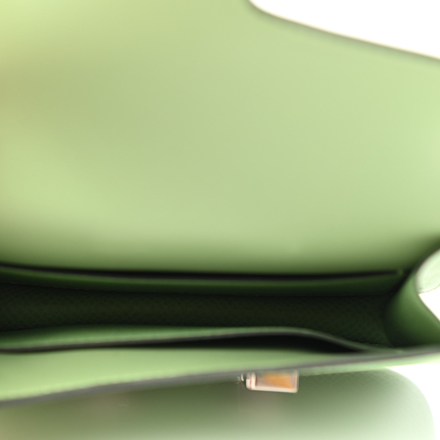 Hermes Epsom Constance Slim Wallet Vert Criquet 6 of 9