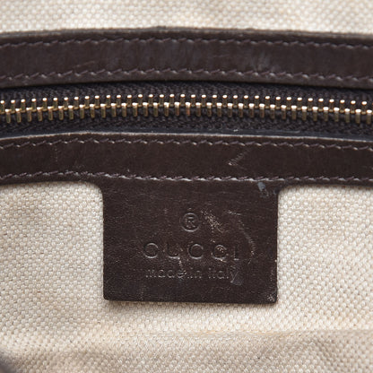 Gucci Monogram Vintage Web Medium Boston Dark Brown 7 of 29