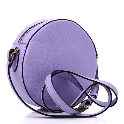 Versace Calfskin La Medusa Round Camera Bag Lilac 3 of 8