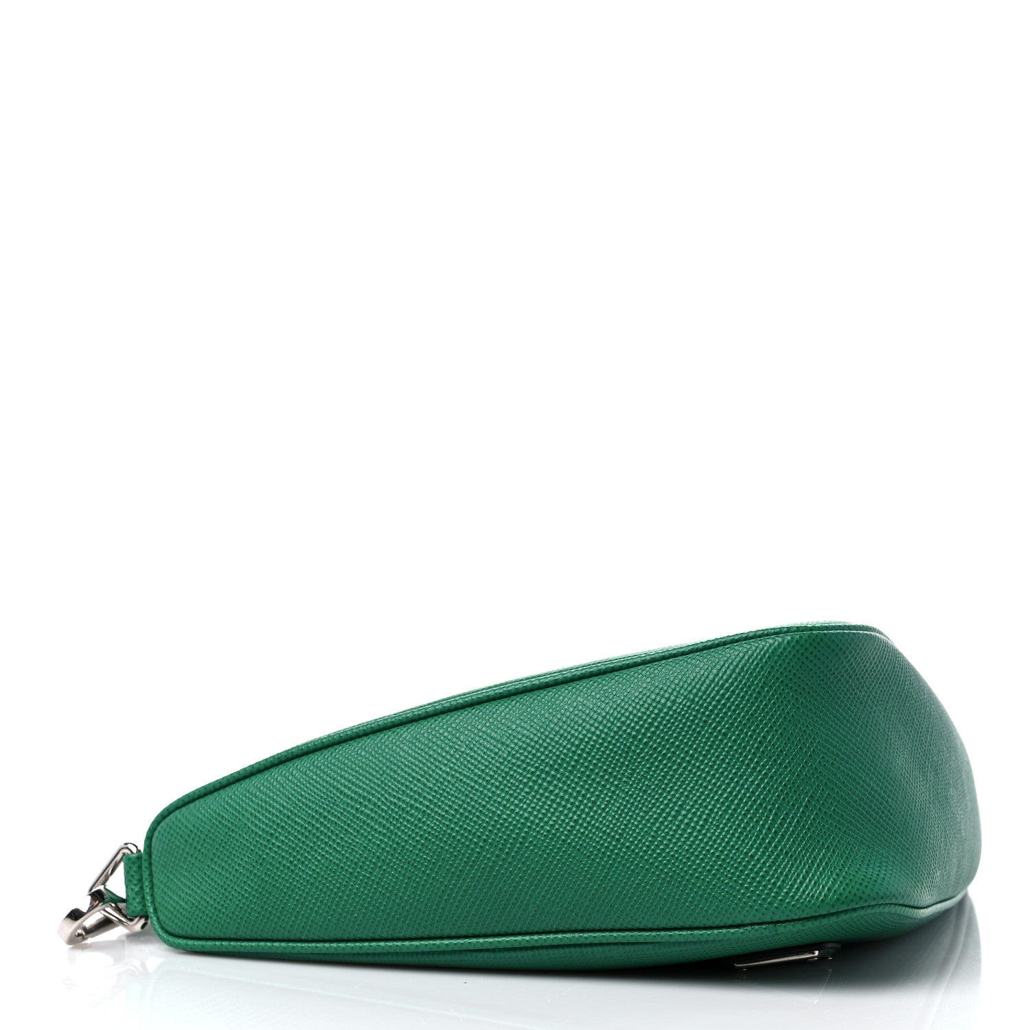 Prada Saffiano Cuir Triangle Wristlet Mango 4 of 8
