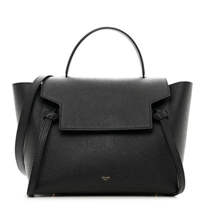 Celine Grained Calfskin Mini Belt Bag Black 1 of 10
