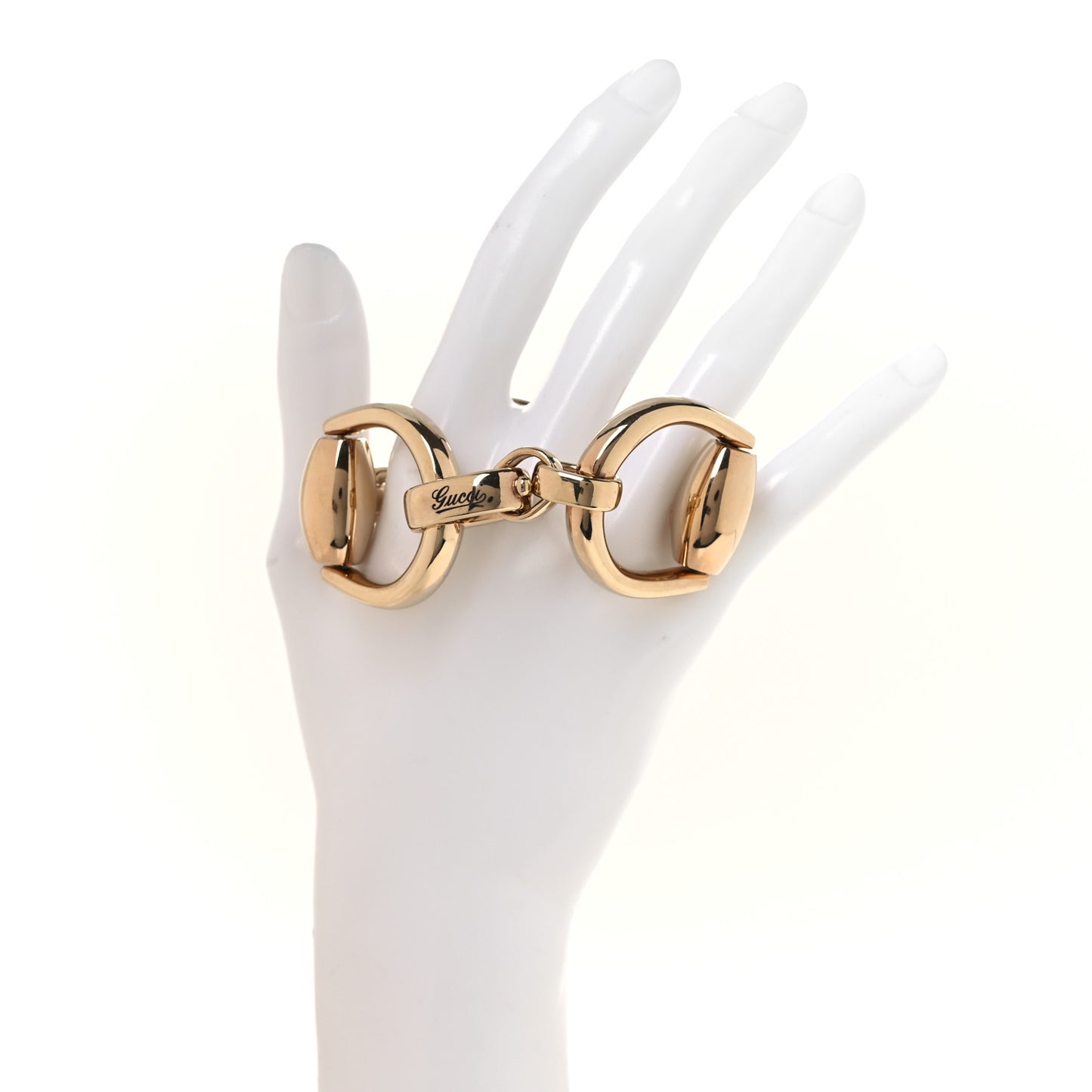 Metal Horsebit Bracelet M Gold