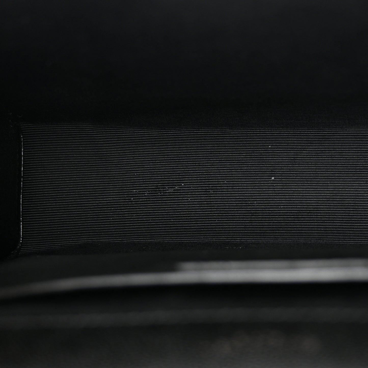 Grain De Poudre Textured Mixed Matelasse Triquilt Medium Monogram Monochrome Satchel Black