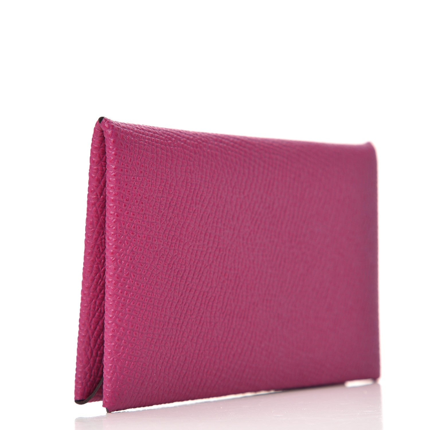 Hermes Epsom Calvi Card Case Rose Pourpre 3 of 8