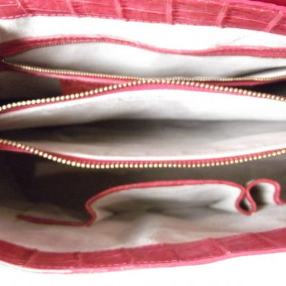 Nancy Gonzalez Crocodile Tote Red 8 of 10